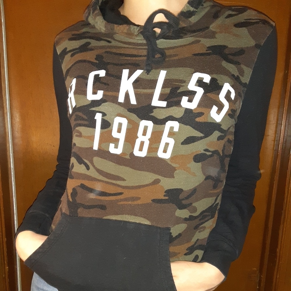 Rcklss Pullover Hoodie camo